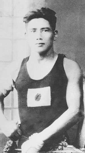 1924年にレスリング初のメダル（銅）を獲得した内藤克俊