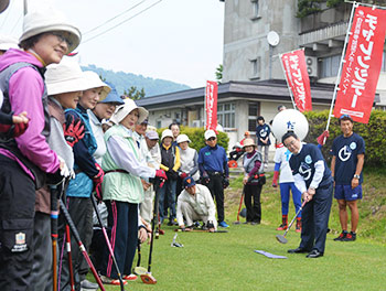 五城目町　オープニングセレモニー（グラウンドゴルフ大会）