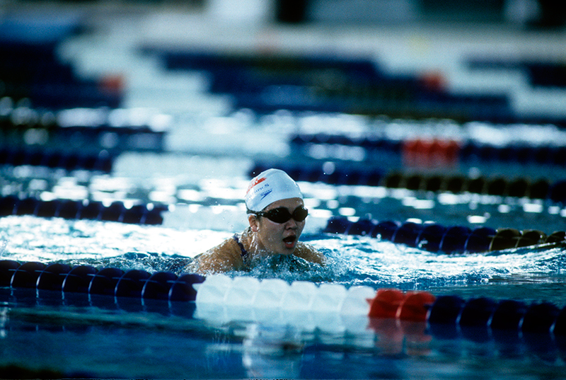 アトランタ大会水泳で5個のメダルを獲得