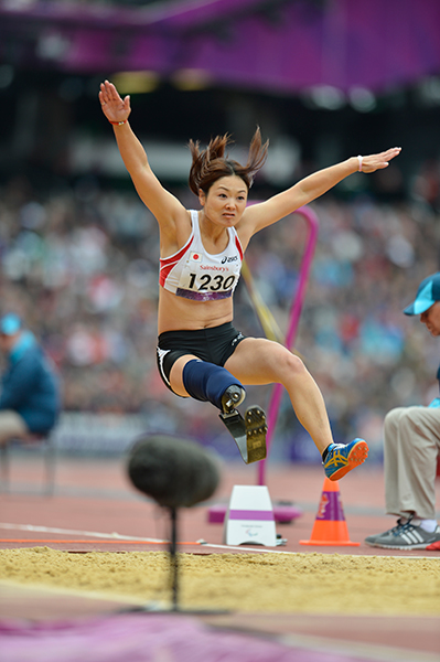 ロンドン大会。陸上競技・佐藤真海選手