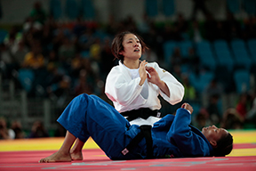 リオデジャネイロ・オリンピック女子70kg級で金メダルに輝いた田知本遥
