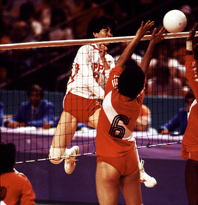 ロサンゼルスオリンピックで銅メダルを獲得（1984年）