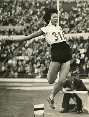 ヘルシンキオリンピックの走幅跳に出場（1952年）