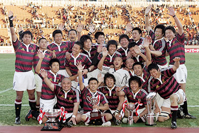 早稲田大学ラグビー部監督として大学日本一に導く（2006年1月）