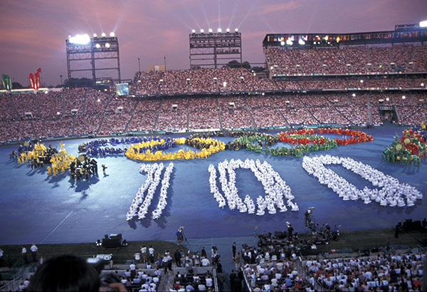 アトランタオリンピック開会式（1996年7月）