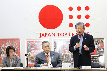 JTL川淵新会長のあいさつ(2015年)