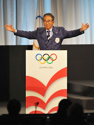 コペンハーゲンで開催されたIOC総会での石原慎太郎都知事（当時）の2016年東京大会招致プレゼンテーション（2009年） 