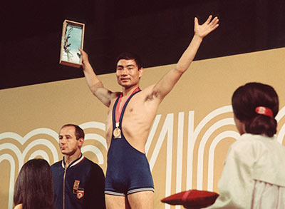 メキシコオリンピックレスリングで金メダルを獲得した宗村宗二（1968年）