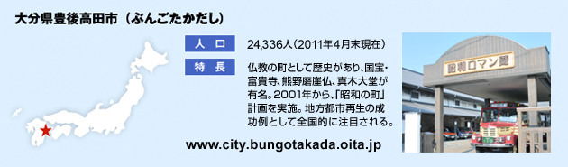 大分県豊後高田市の人口、特長