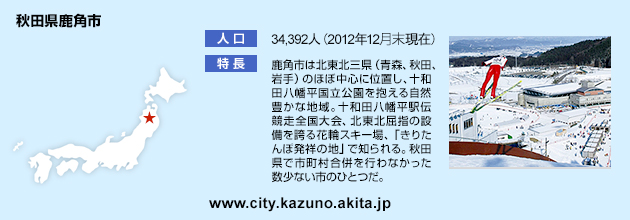 秋田県鹿角市のHPへ