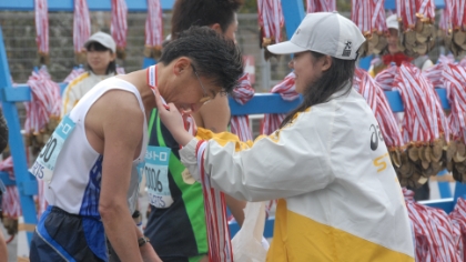 東京マラソンボランティアの様子