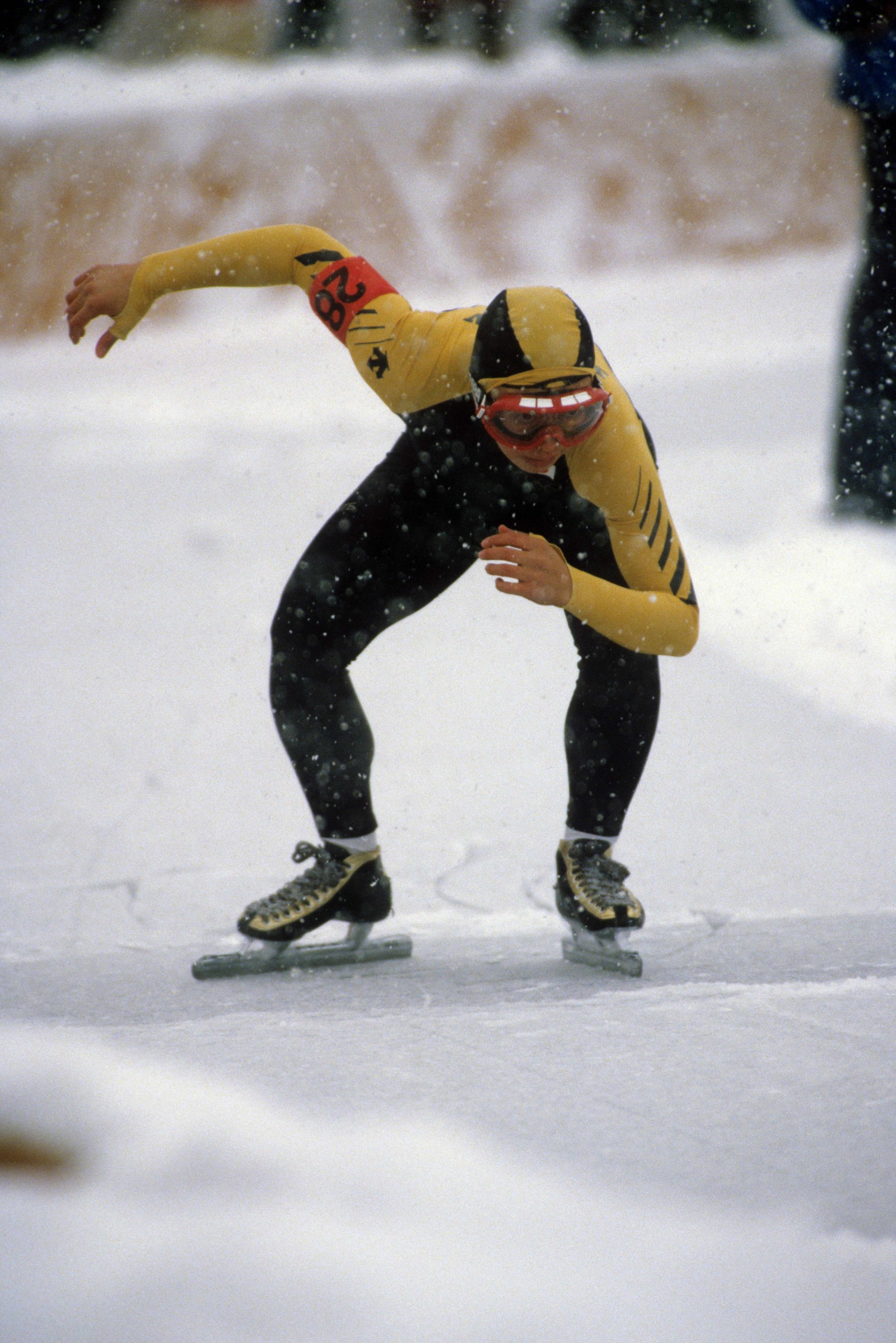 Seiko Hashimoto’s first Olympic appearance at the 1984 Sarajevo Winter Games. ©Photo Kishimoto
