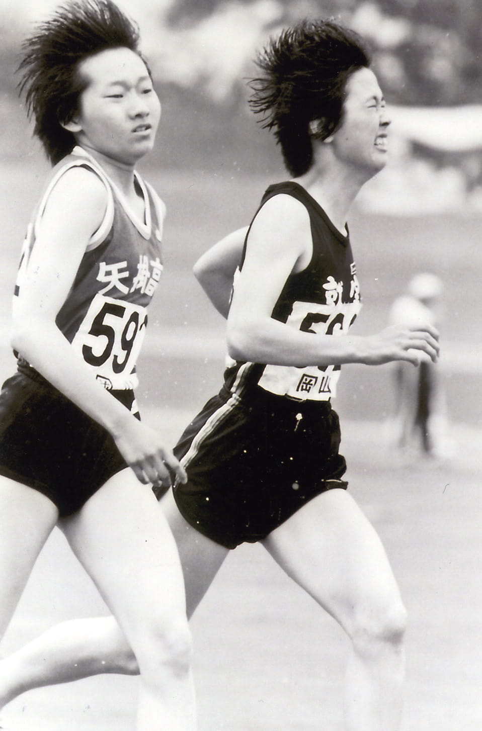 Arimori was a member of her high school track team and was selected three straight years to represent her prefecture at the national women’s ekiden. She was a substitute during all three years, though, and never got a chance to compete. ©Photo Kishimoto