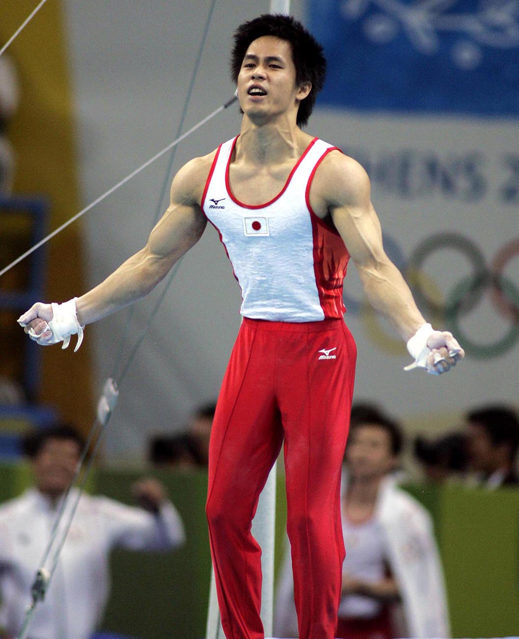 Gymnast Hiroyuki Tomita