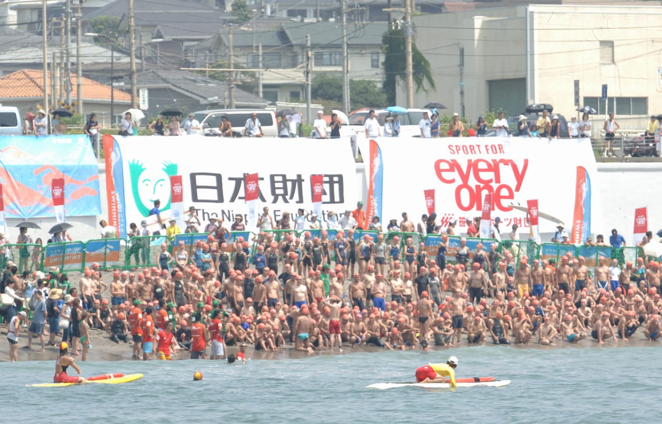 First Shonan Open-Water Swimming meet