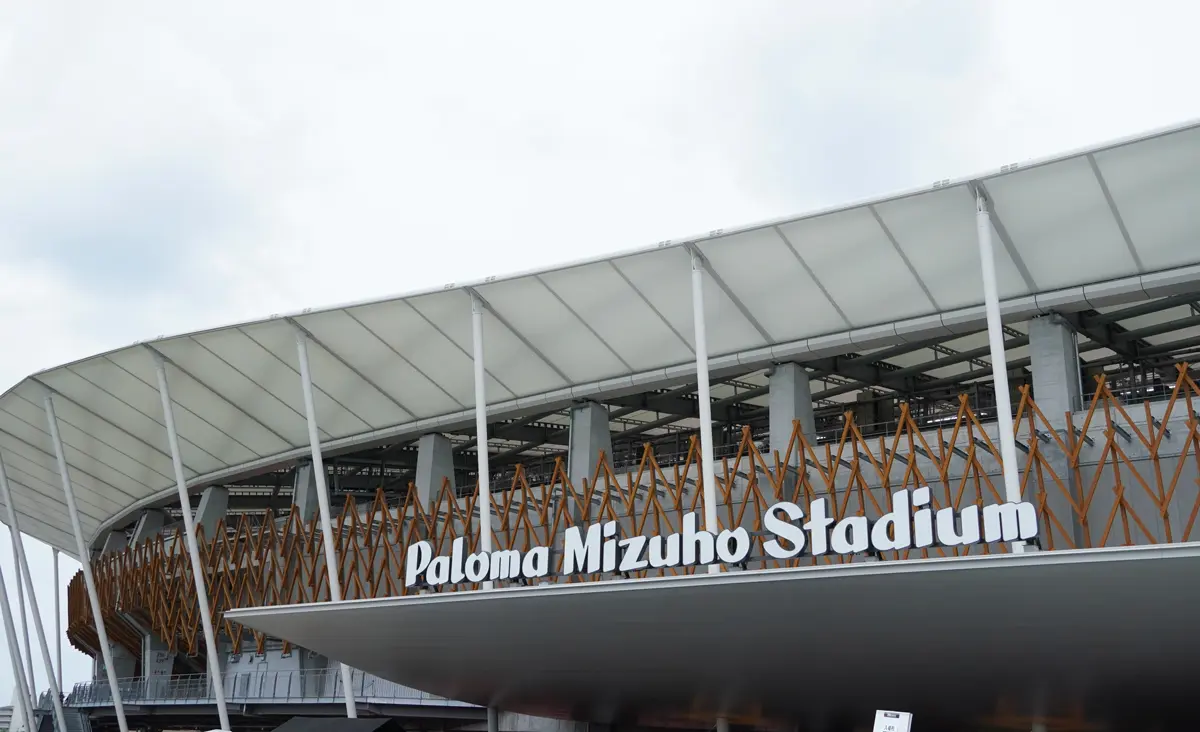 メイン会場となる名古屋市瑞穂公園陸上競技場（パロマ瑞穂スタジアム）
