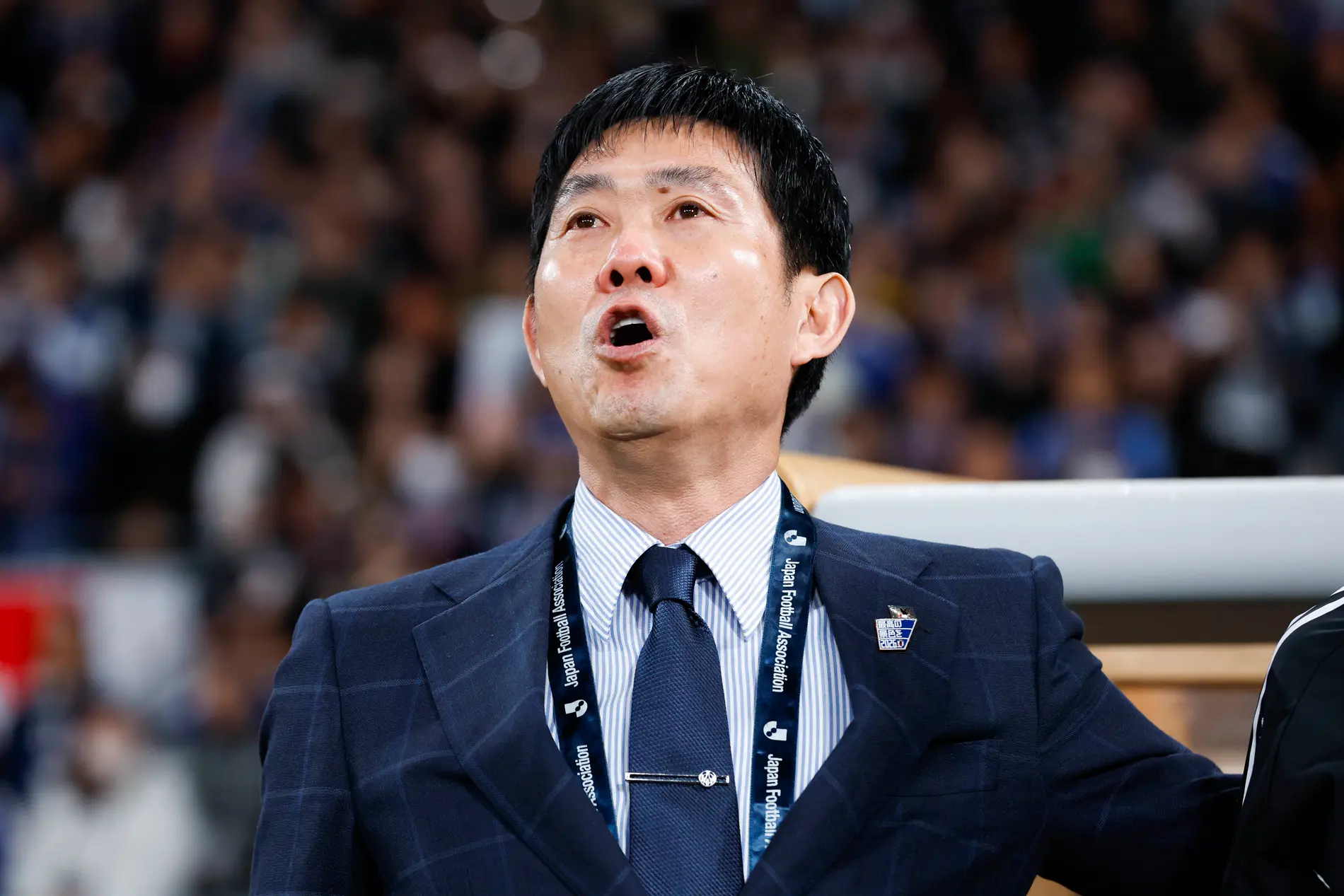 キリンチャレンジカップ2025 日本代表 vs ボリビア代表 森保一監督
写真：川口浩輝/フォート・キシモト（2025年11月18日撮影）