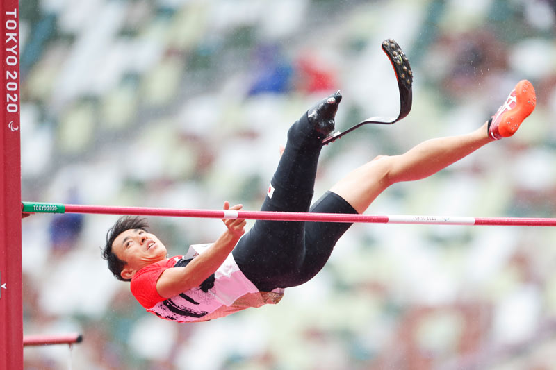 東京2020大会でパラリンピック3大会連続4位入賞した陸上男子走高跳の鈴木徹