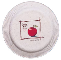 1998年長野冬季オリンピックではリンゴの繊維を使ったリサイクル可能な食器を使用した