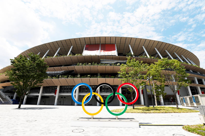 東京2020大会のオリンピックスタジアム（国立競技場）