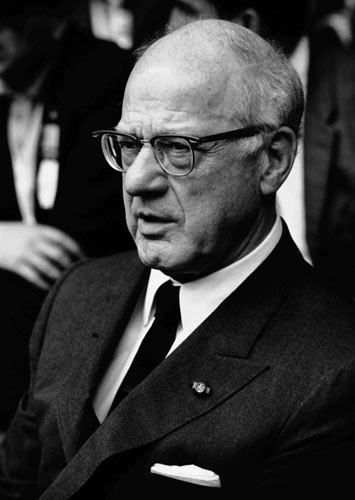アベリー・ブランデージ IOC 会 長（1972 年札幌冬季大会）