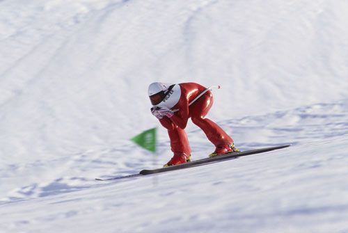 1992年アルベールビル冬季大会で行われたスピードスキー
