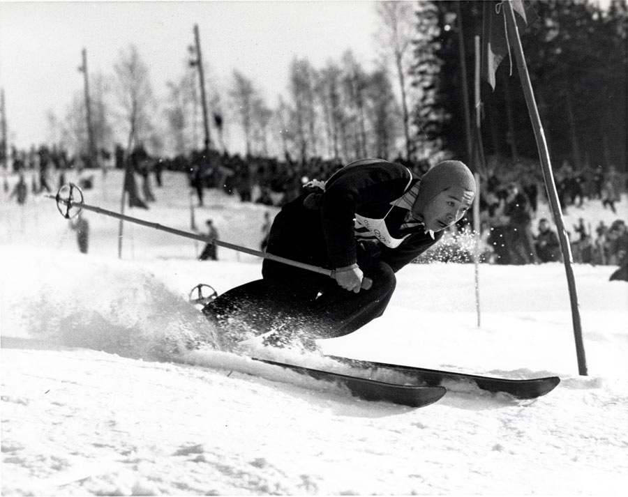 1952年オスロ冬季大会に出場した猪谷