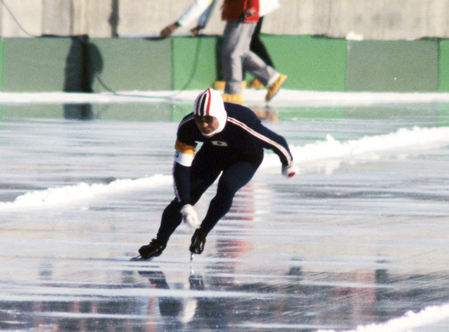 1972年札幌冬季大会スピードスケート男子500m、鈴木恵一