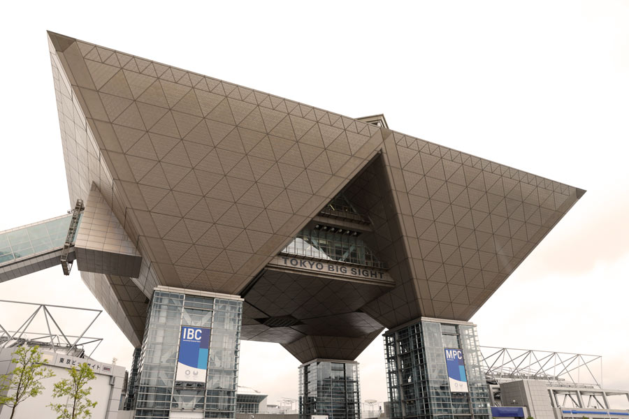 IBC（国際放送センター）・MPC（メインプレスセンター）が入り、東京2020オリンピック・パラリンピックの報道・放送センターとなった東京ビッグサイト