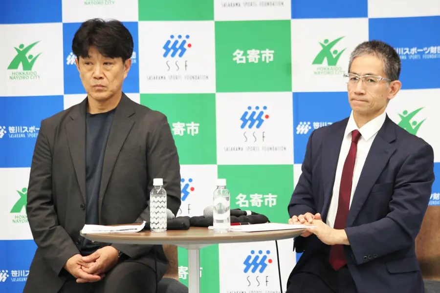 （左）Nスポなよろ・松澤大介事務局長、（右）SSF・澁谷茂樹アクティブシティ推進グループ グループ長