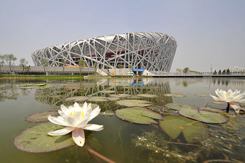 北京国家体育場・通称「鳥の巣」