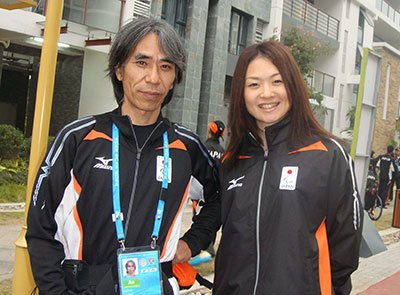 2012年ロンドンパラリンピックで佐藤（当時）真海さんと