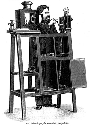 リュミエール兄弟が発明した映写技術「シネマトグラフ」