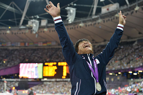 2012年 ロンドンパラリンピックで銀メダル３個を獲得