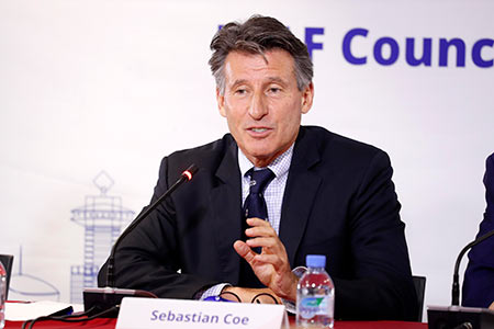 国際陸連会長 セバスチャン・コー氏(2019年)