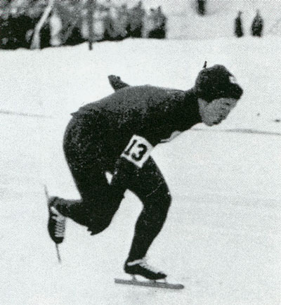 1960年スコーバレー大会・女子スピードスケートの高見沢初枝