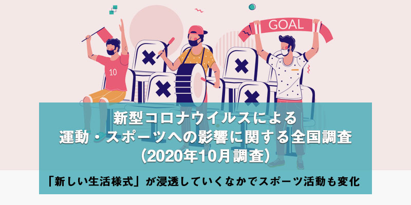 新型コロナウイルスによる運動 スポーツへの影響に関する全国調査 年10月調査 調査 研究 笹川スポーツ財団