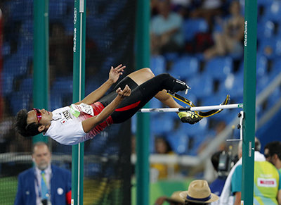 2016リオデジャネイロパラリンピックで、5大会連続出場・連続入賞を果たした 走り高跳びの鈴木徹選手