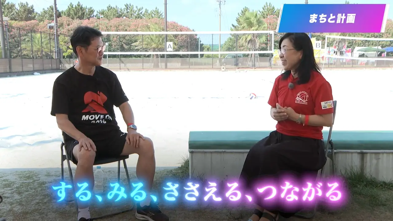 スポーツをする、みる、ささえる、つながる