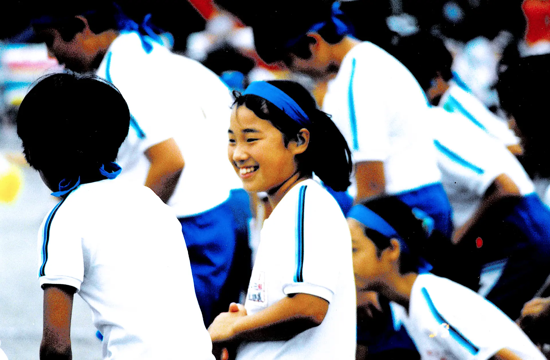 小学校の運動会（写真；本人提供）