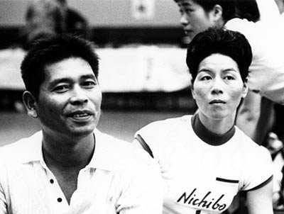 大松監督と河西キャプテン