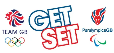 UK SportによるGET SETプログラムのロゴ