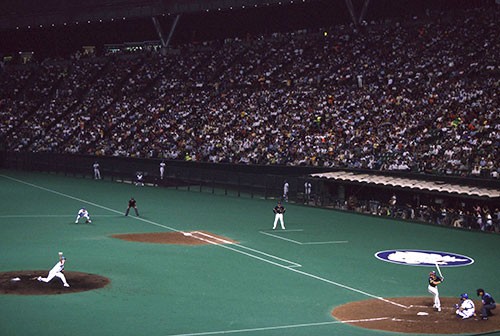 プロ野球　西武対オリックス戦（1999年/西武球場）