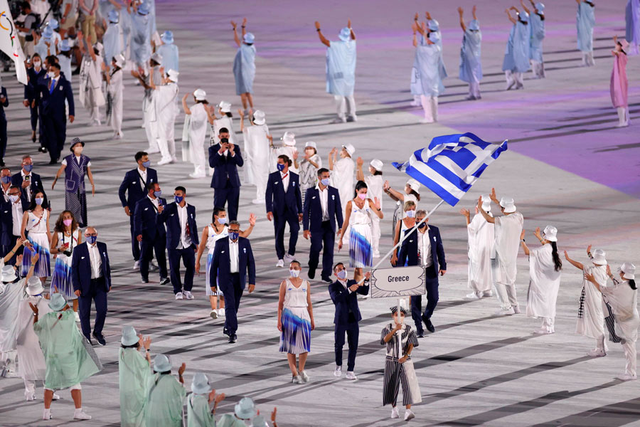 オリンピック開会式では「ドラゴンクエスト『ロトのテーマ』」とともに選手が入場した