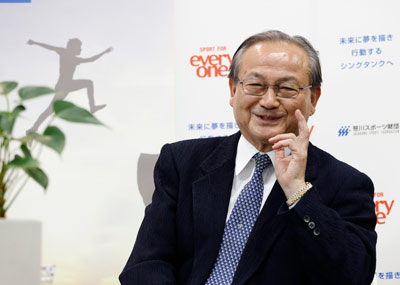 米村 敏朗氏(当日のインタビュー風景)