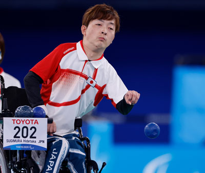 東京2020パラリンピック　ボッチャの杉村英孝選手