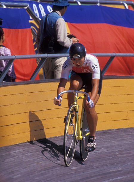 ソウル大会では自転車競技に出場（1988年）