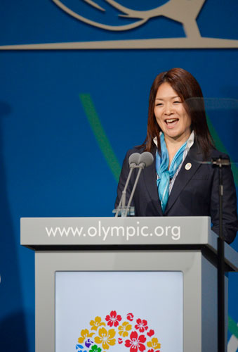 IOC総会での最終プレゼンテーション
（2013年ブエノスアイレス）