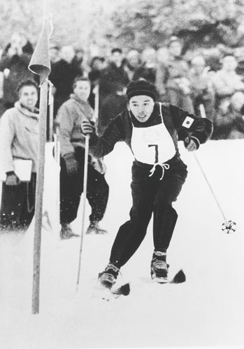 1956年コルチナ・ダンぺッツォ オリンピック男子回転銀メダル 猪谷千春