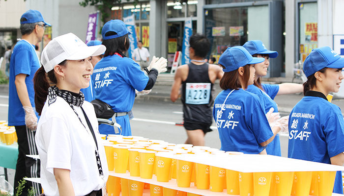 スポーツボランティア：日本スポーツボランティアネットワーク/北海道マラソン